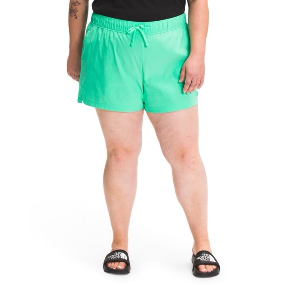 The North Face Women's Mint Green Athletic Drawstring Shorts